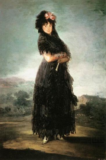 Portrait of Mariana Waldstein, 9th Marchioness of de Santa Cruz, Francisco de Goya